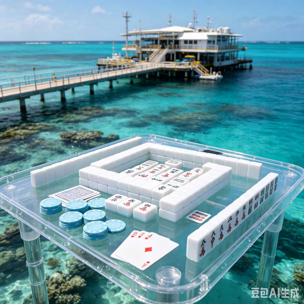 decorative text mahjong set