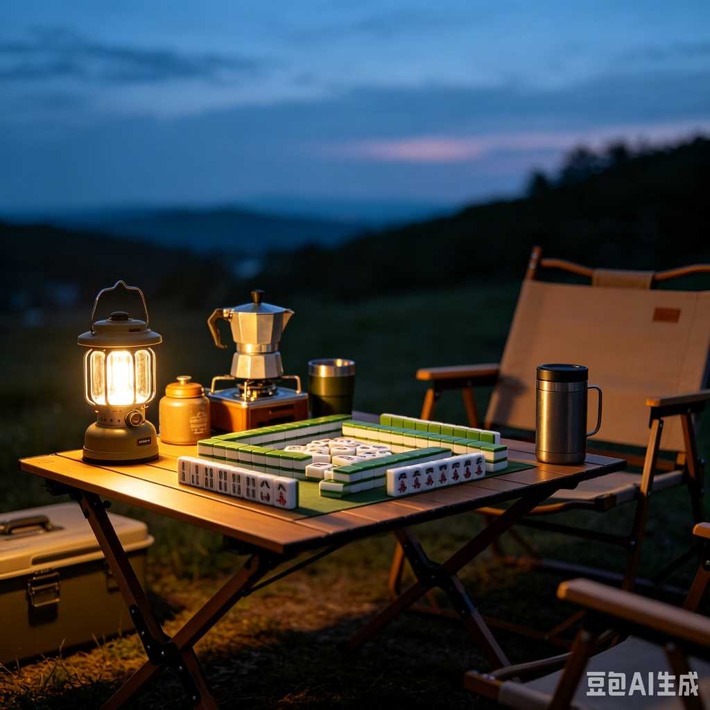 premium compact mahjong set