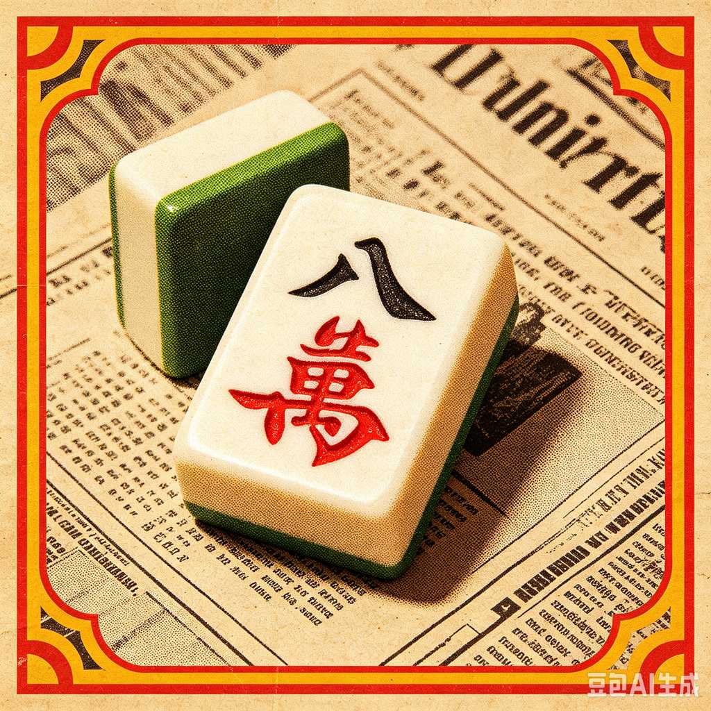 asian classic board game mahjong